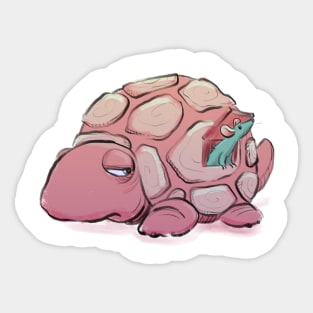 Tortoise and Mouse Sticker